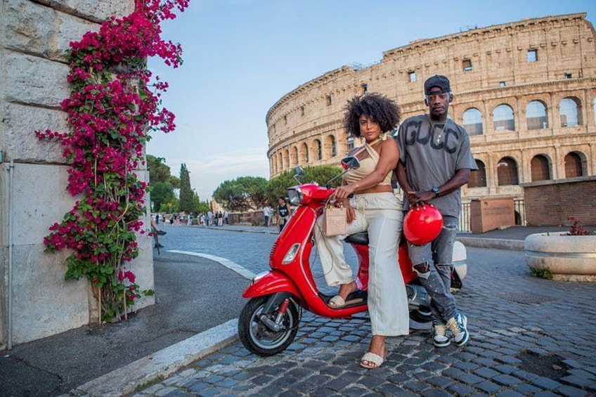 Rome Vespa Scooter Tour with Professional Photographer 1