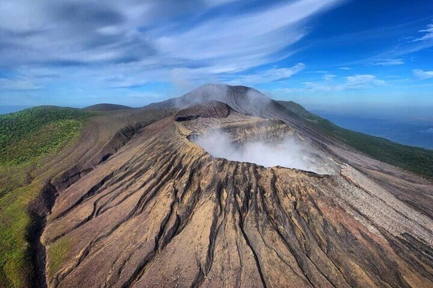 The powerfull Rincon de la Vieja volcano active complex