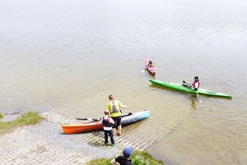 Private canoe and kayak tour over the Rottach reservoir