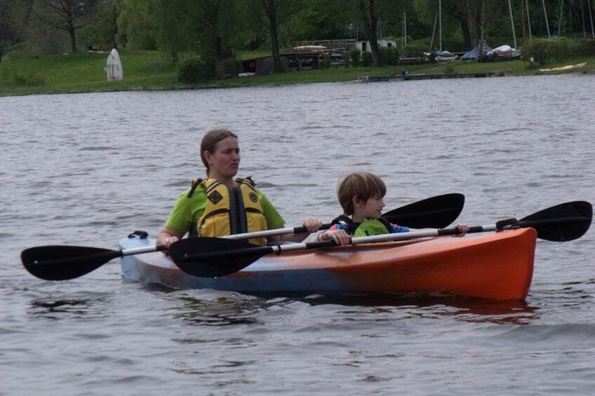 Private canoe and kayak tour over the Rottach reservoir 5