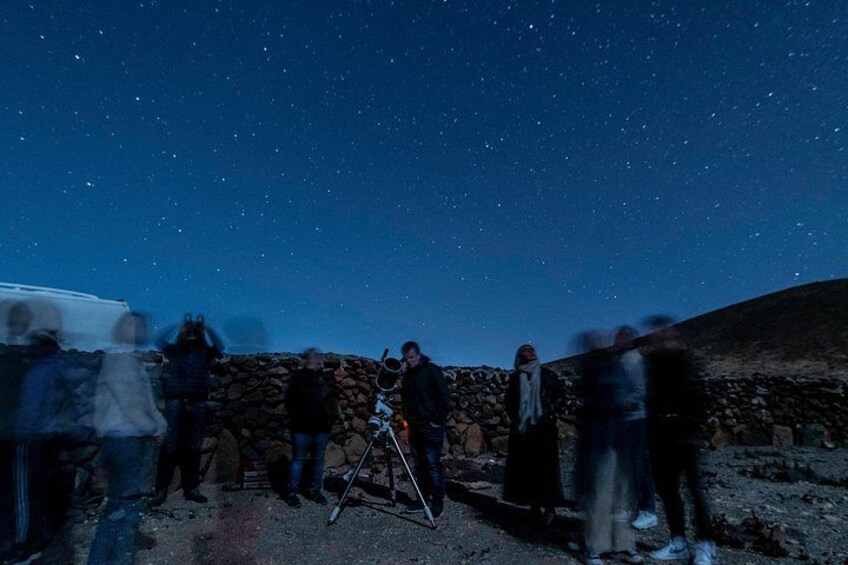 Looking through the telescope 2