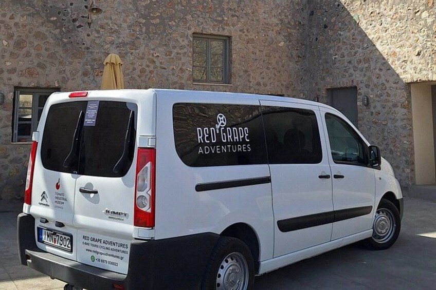 Santorini Small Group Guided E-bike Tour & Local Tomato Museum 2