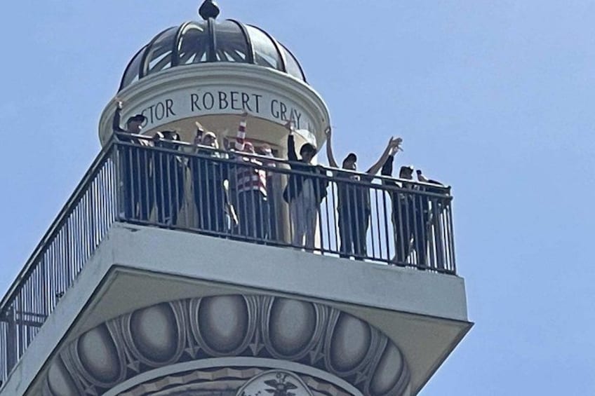 The Astoria Column was built in 1926
The column was one of a series of monuments erected by Great Northern Railway between 1925 and 1926. 2