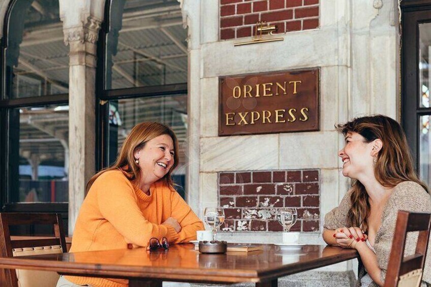 Walk through Orient Express station that greeted the train arriving all the way from Paris