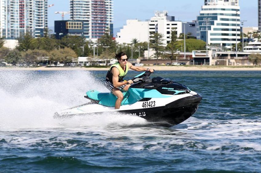1.5 hr Jet Ski Safari tour to South Stradbroke Island! 4