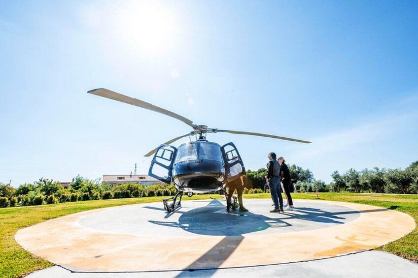 Etna : Group Helicopter Flight (including round trip car transfer) 1