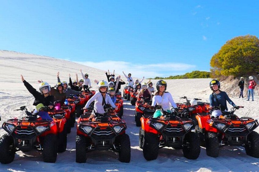 Quad biking at Atlantis White Sand Dunes Cape Town 4