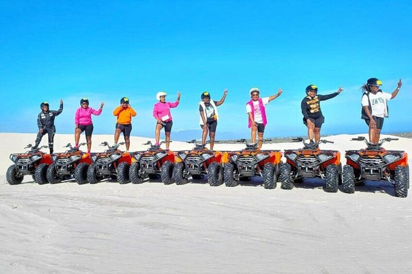 Quad biking at Atlantis White Sand Dunes Cape Town 3