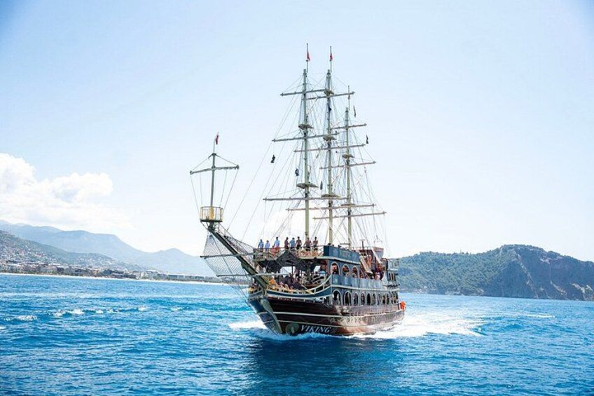 Alanya All Inclusive Pirate Boat Trip With Hotel Transfer 1