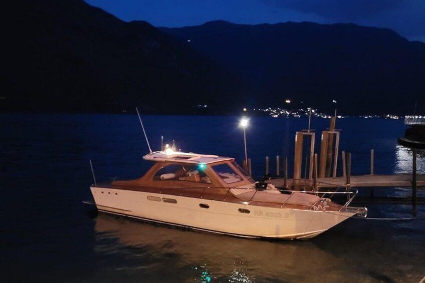 Private Tour Open Bar Classic Wooden Boat Lake Como 2H 4H 3