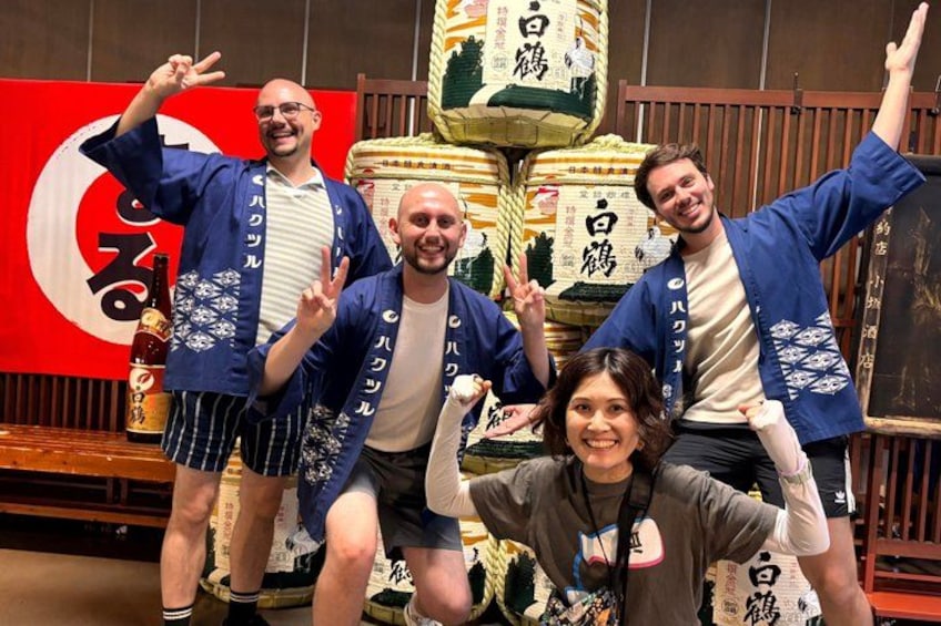 Kobe Sake Tour with Expert Guide: 3+ Breweries, Tastings Included 1