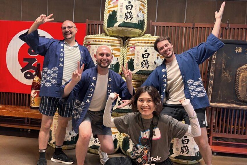 Kobe Sake Tour with Expert Guide: 3+ Breweries, Tastings Included 3