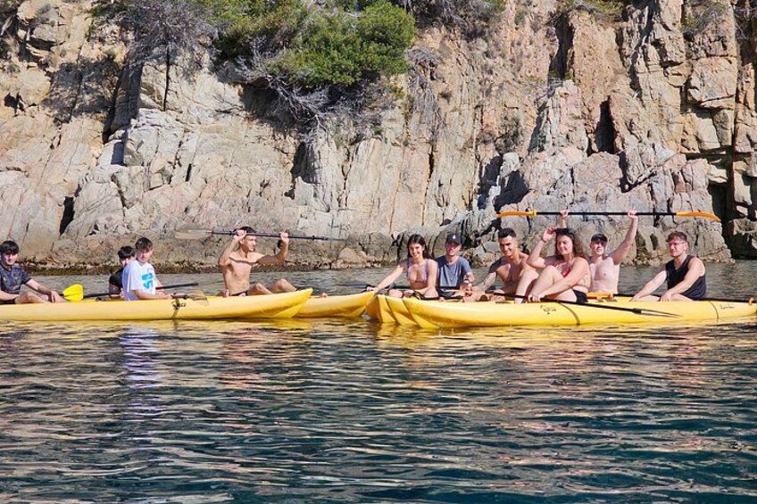 Kayak excursion in Blanes 4