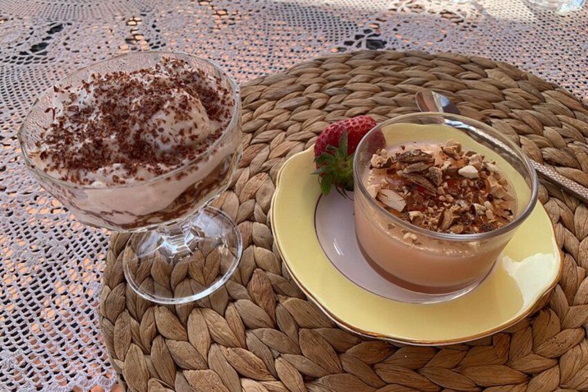 Ricotta tiramisu cinnamon jelly with toasted almonds 4
