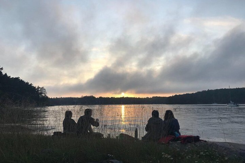 Quiet Sunset Kayaking in Stockholm Archipelago 4
