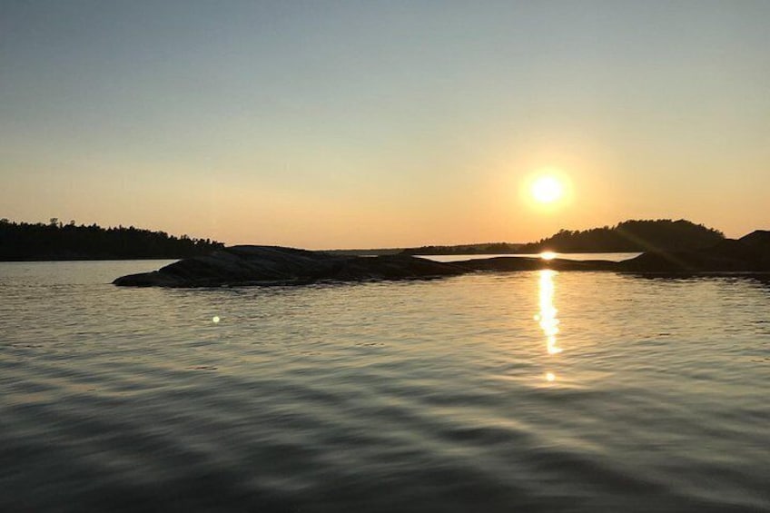 Quiet Sunset Kayaking in Stockholm Archipelago 5