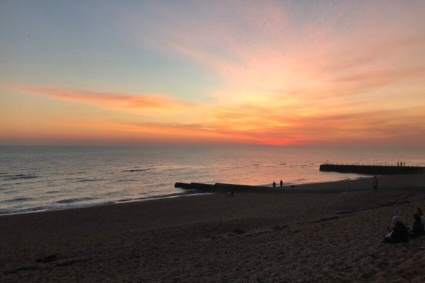 Sunset over Seaford Bay 4