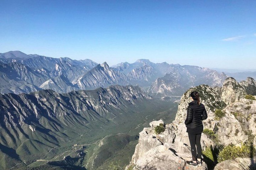 The Sierra Madre Oriental from the summit of La M 2
