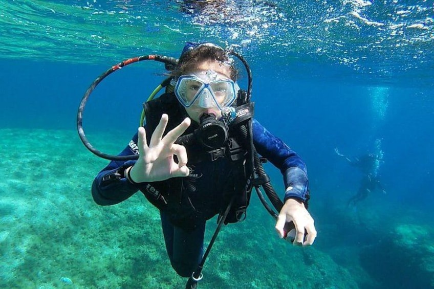 Private diving baptism in the Golf of Calvi 2