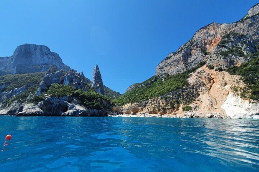 From Cala Gonone: Dinghy trip in the Gulf of Orosei