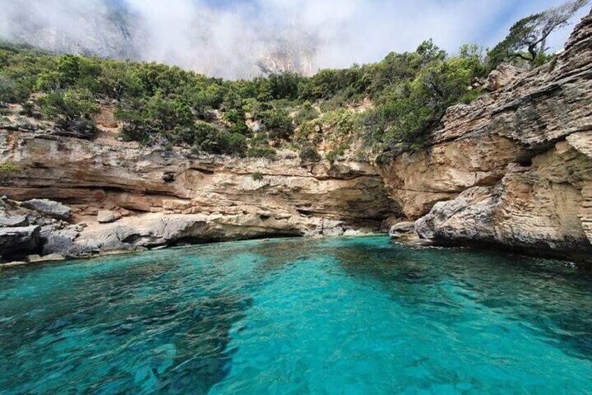 From Cala Gonone: Dinghy trip in the Gulf of Orosei