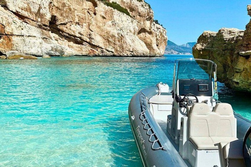 From Cala Gonone: Dinghy trip in the Gulf of Orosei 1
