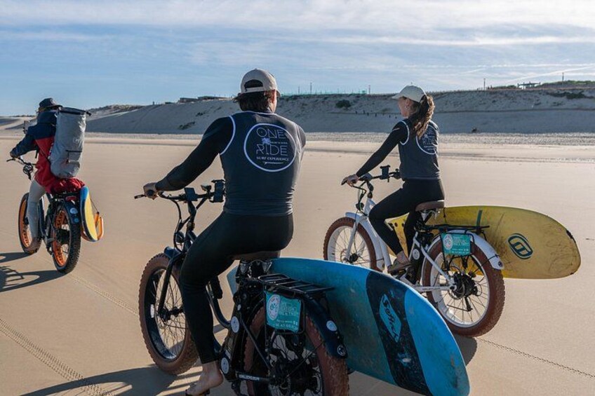 Discover the Landes beaches by Surfing and Fat Bike 1