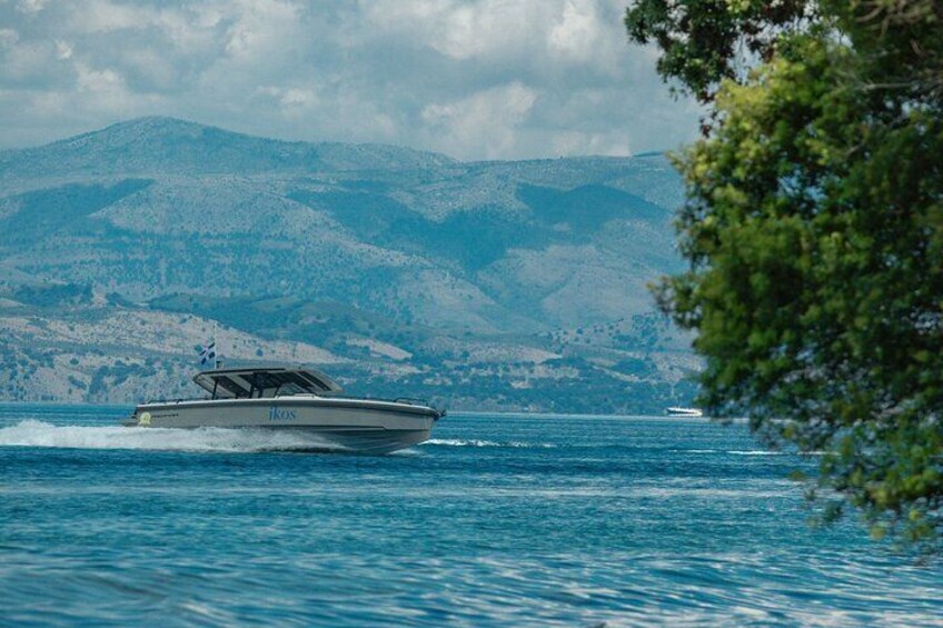 Corfu Island Sunset Cruise on Speed Boat