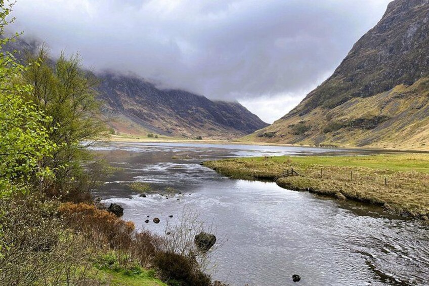 Looking south down through Glencoe 4
