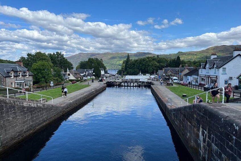 Caledonian Canal. The Locks of Neptune's stairway 2
