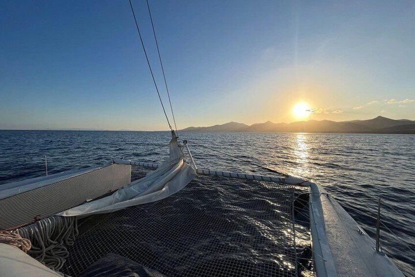 Small Group Dolphin Sunset Tour on Electric Catamaran Lanzarote 3