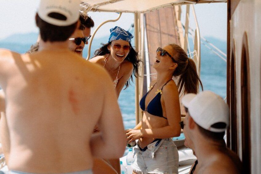 Full Day Cruise from Corfu in Classic Wooden Vessel, Swim & BBQ 3