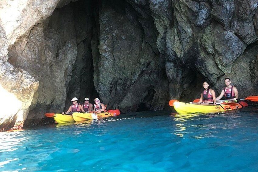 Kayak and Snorkeling Excursion in Maro Cerro Gordo Cliffs 2