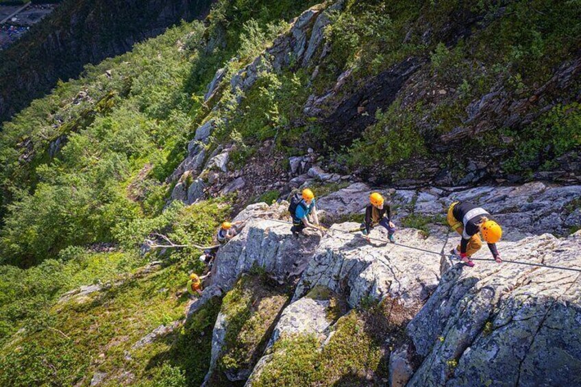 Half-Day Hiking in Mosjøen Via Ferrata 4