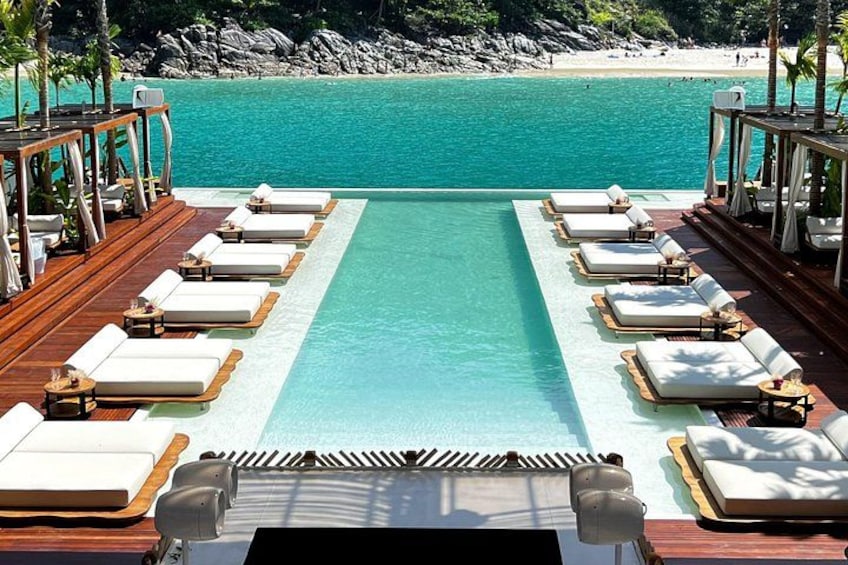 DJ booth facing the infinity pool 5