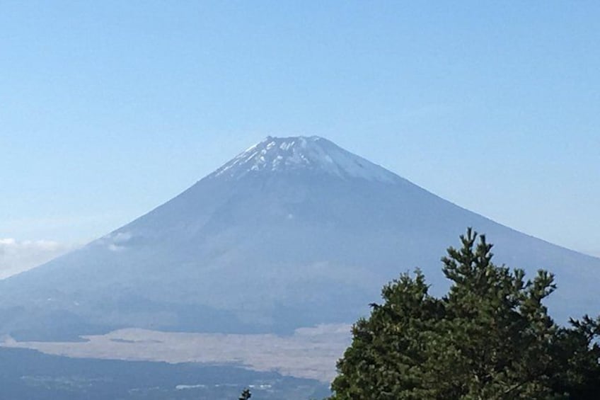 Fuji from Yamaknaka Castle Ruins (summer) 3