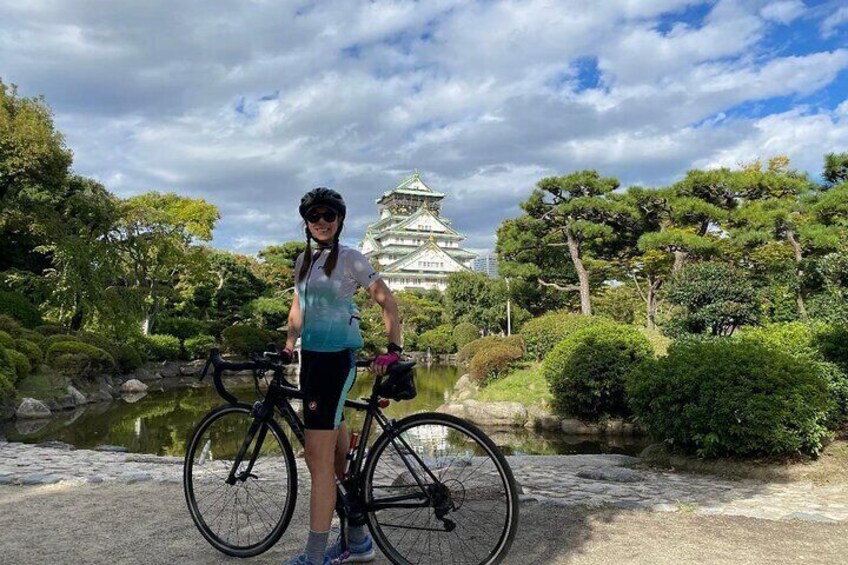 Stop by Osaka Castle