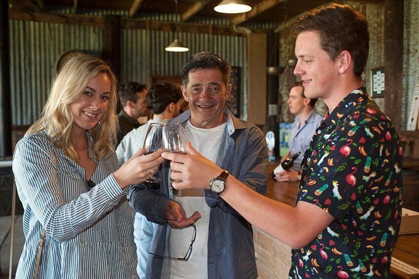 Cheers at Yering Farm 2