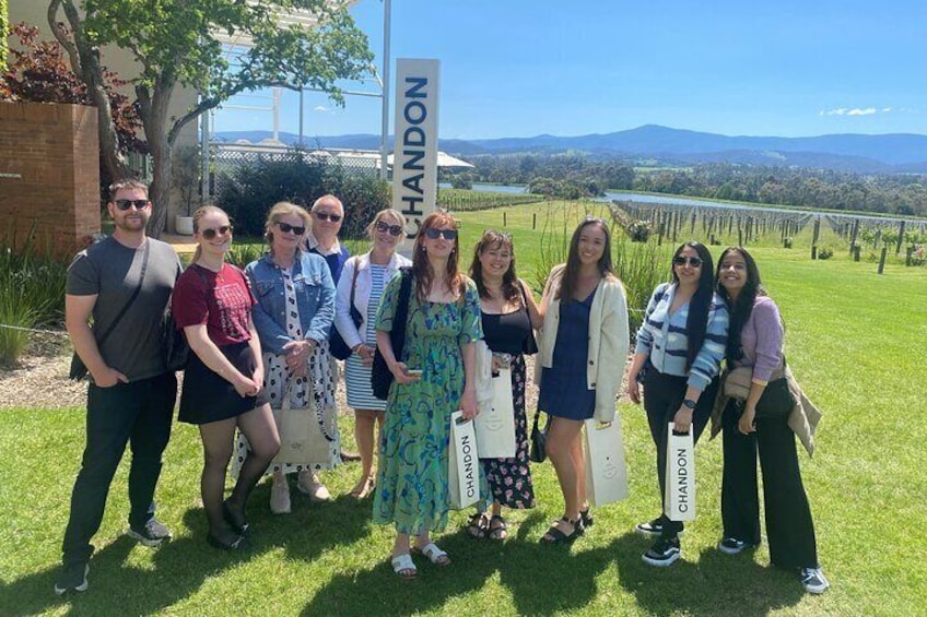 Tour Group at Domaine Chandon 1