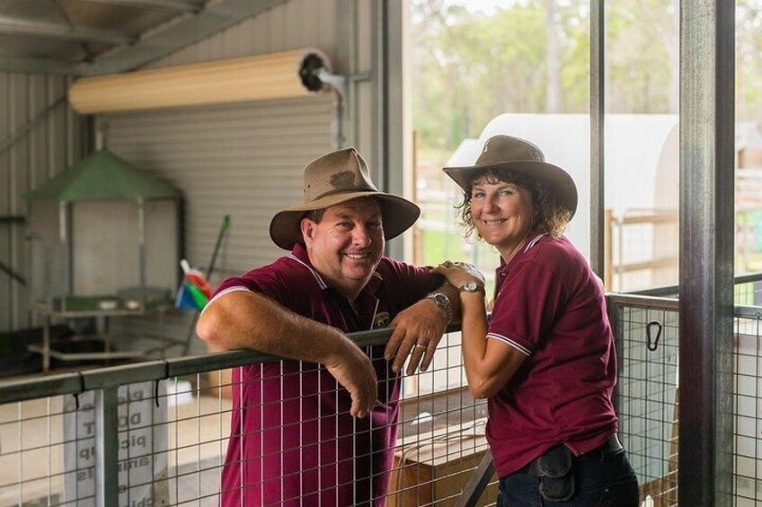 David and Katrina are passionate about their animals and will make sure you enjoy your time on their Farm