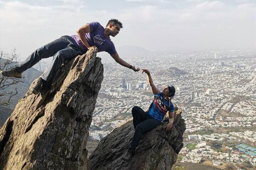 This is the Cerro del Chupón in Monterrey, Nuevo Leon