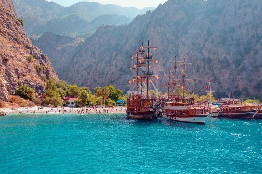 Fethiye Pirate Boat Trip Everyday - Butterfly Valley Boat Trip