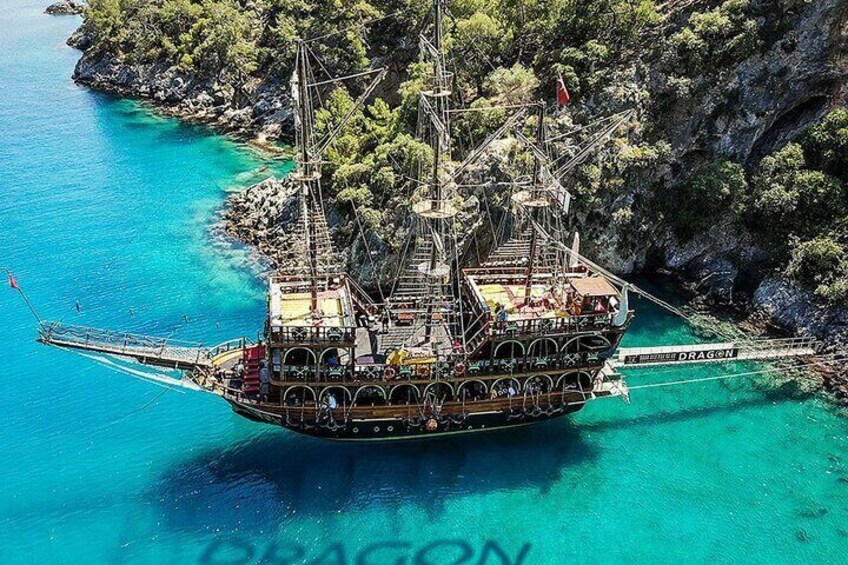 Fethiye Pirate Boat Trip Everyday - Butterfly Valley Boat Trip