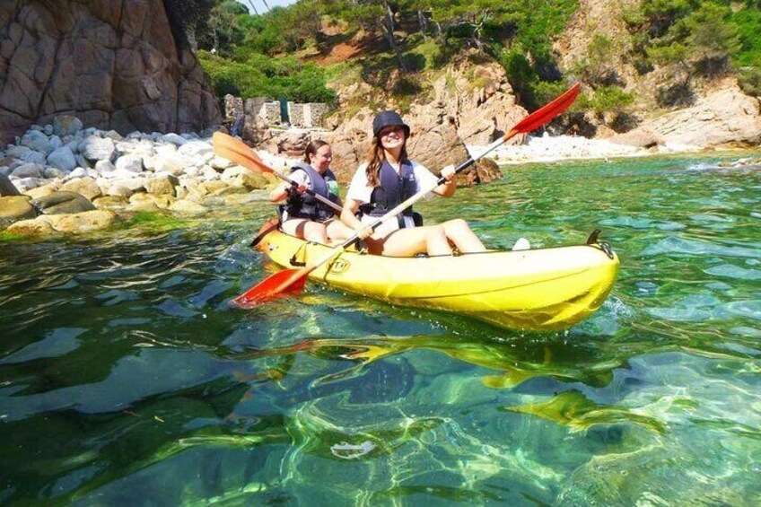 fun in the crystal clear waters of the Costa Brava