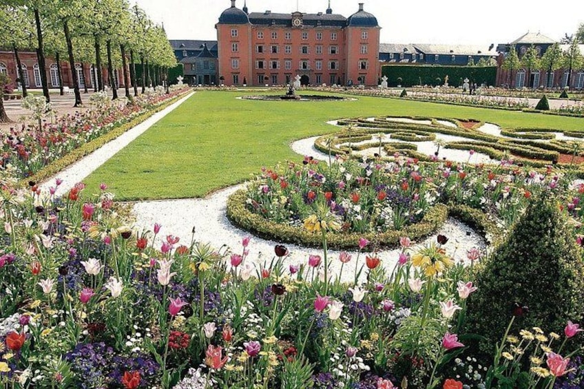 from Frankfurt: Heidelberg, Mercedes Museum / Schwetzinger Schloß 2