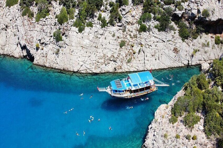 Antalya Porto Genoese Boat Trip with Mud Baths & Hotel Transfer 1