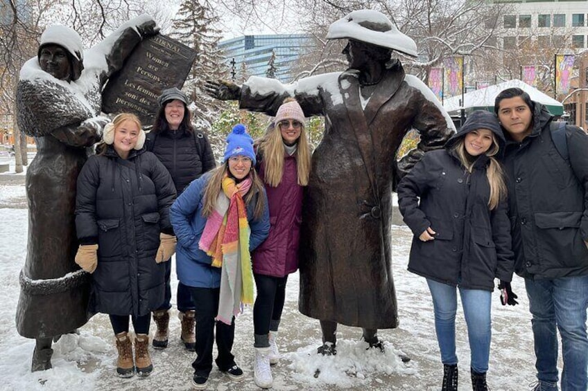 Women are Persons monument 5