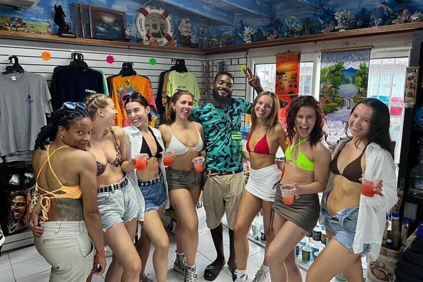 Tour guide and some guests 3