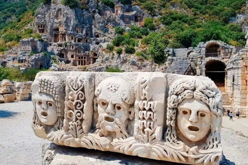 Full Day Demre Myra Kekova Culture Tour from Kemer with Lunch