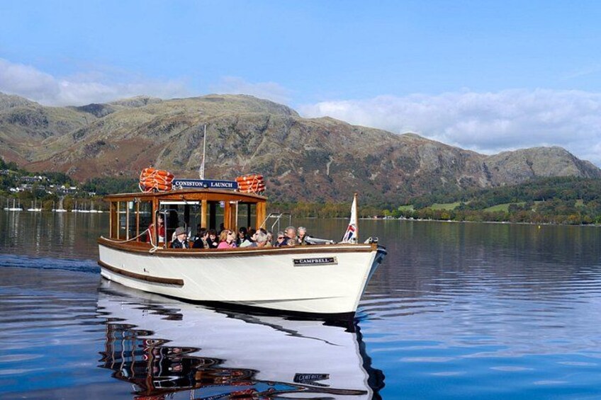 Coniston Water Wild Cat Island Cruise Yellow Route 1